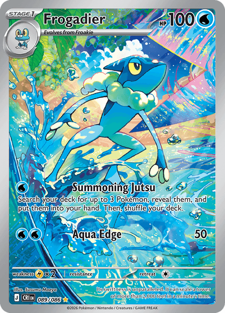 Pokemon TCG Frogadier 089 / 086 - Chaos Rising